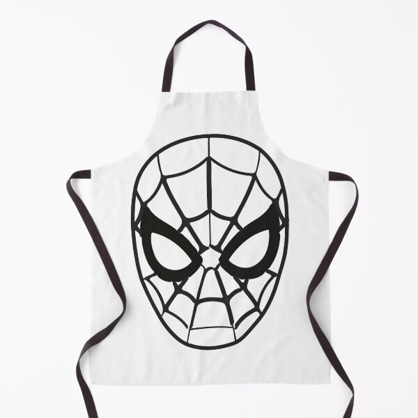 Item preview, Spider Hero Mask Line Art – Black & White designed and sold by dkvir.