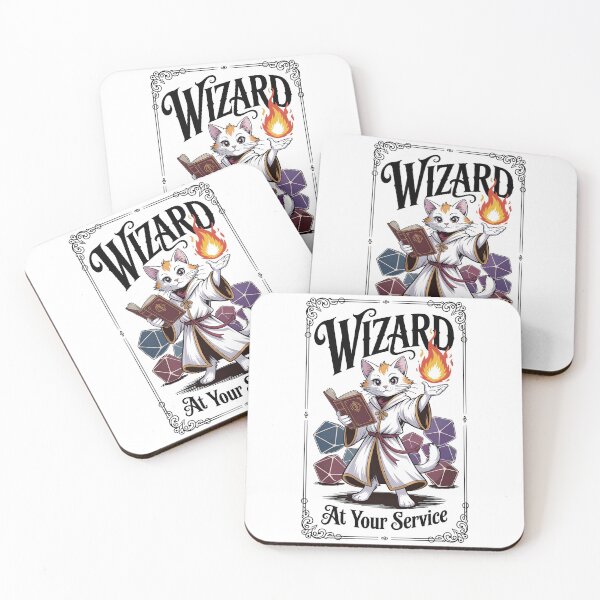 Item preview, Wizard RPG class cat rpg designed and sold by Boardgameo.