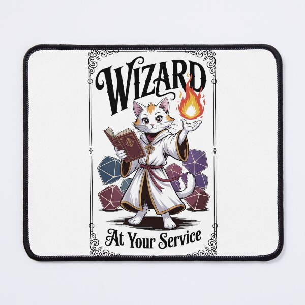 Item preview, Wizard RPG class cat rpg designed and sold by Boardgameo.