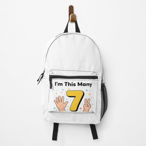 Item preview, I'm This Many Seven — Kids Birthday Shirt designed and sold by Art&Fun.