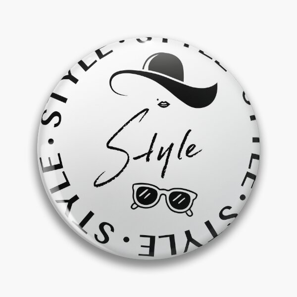 Item preview,  Elegant Woman with Hat & Sunglasses Circular Logo Design designed and sold by GoldenSparkleShop.