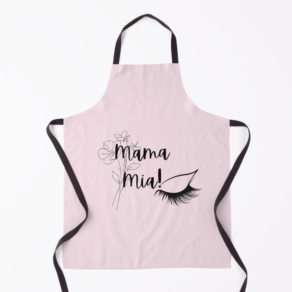 Item preview, Mama Mia Cursive Typography with Minimalist Line Art Flower designed and sold by Black-sass.