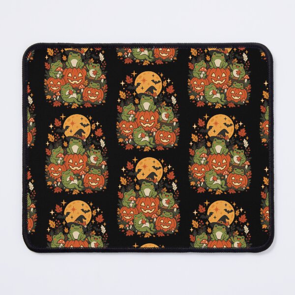 Item preview, Cute Autumn Witch Frogs Pumpkin Patch Halloween Cottagecore Design designed and sold by SEINENGAPPI23.