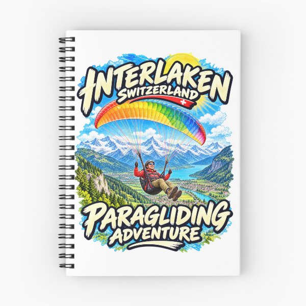 Artikelvorschau, Gleitschirmabenteuer in Interlaken, Schweiz entworfen und verkauft von Russell Thorne.