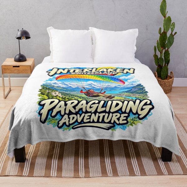 Item preview, Interlaken Switzerland Paragliding Adventure designed and sold by Russell Thorne.