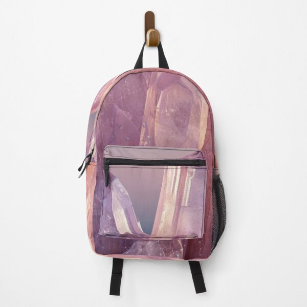 Item preview, Pink Amethyst Crystal Cluster Sunset — Pastel Rose Quartz Gemstone Art designed and sold by LYAN-STORE.
