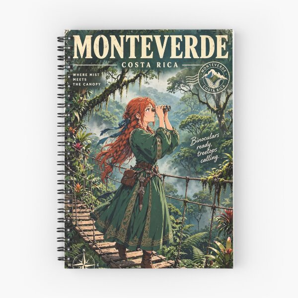 Item preview, Costa Rica, Monteverde Cloud Forest - Above the Clouds in Monteverde designed and sold by DibujandoPorfa.
