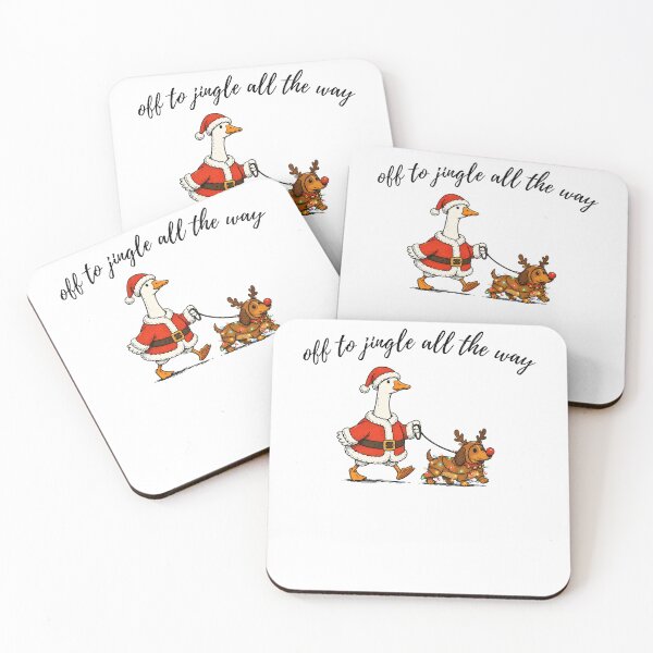 Item preview, Off to Jingle All the Way Christmas Goose designed and sold by RDGNR.