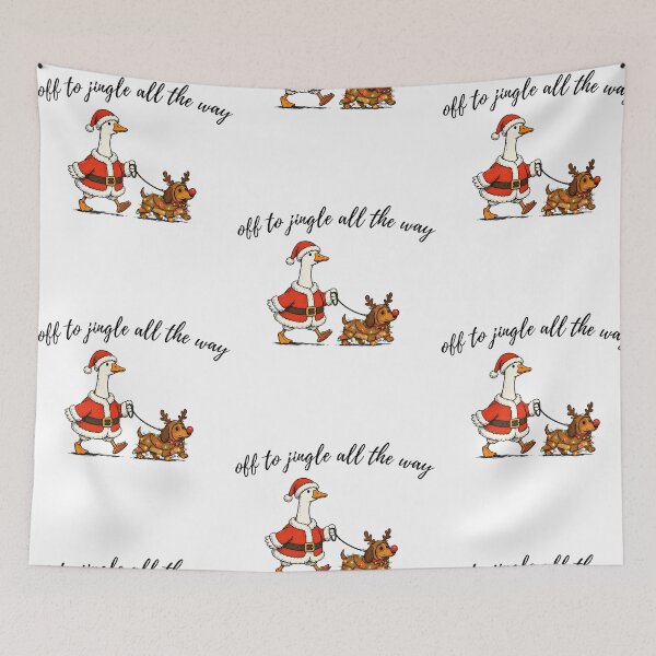 Item preview, Off to Jingle All the Way Christmas Goose designed and sold by RDGNR.