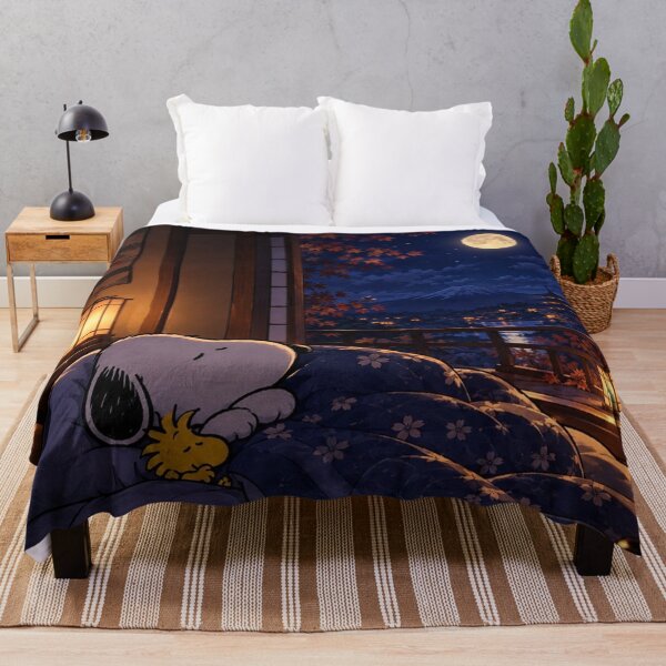 Item preview, Moonlit Japanese Bedroom Sleep designed and sold by katekrystal.