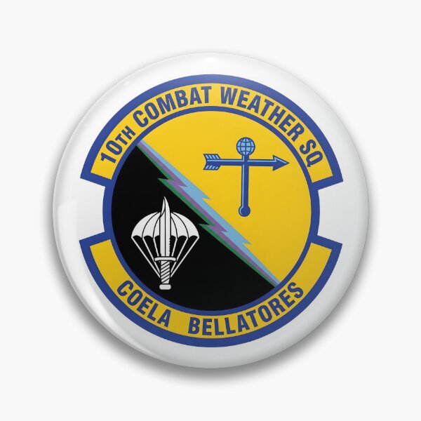Item preview, USAF 10th Combat Weather Squadron Coela Bellatores Patch designed and sold by CharlieDesings.