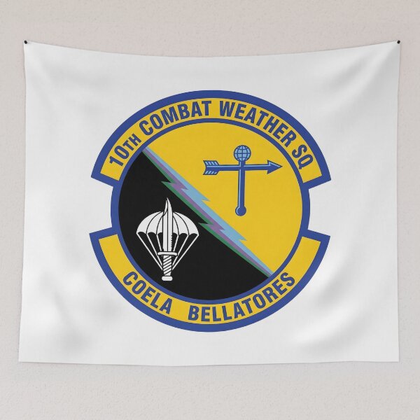 Item preview, USAF 10th Combat Weather Squadron Coela Bellatores Patch designed and sold by CharlieDesings.