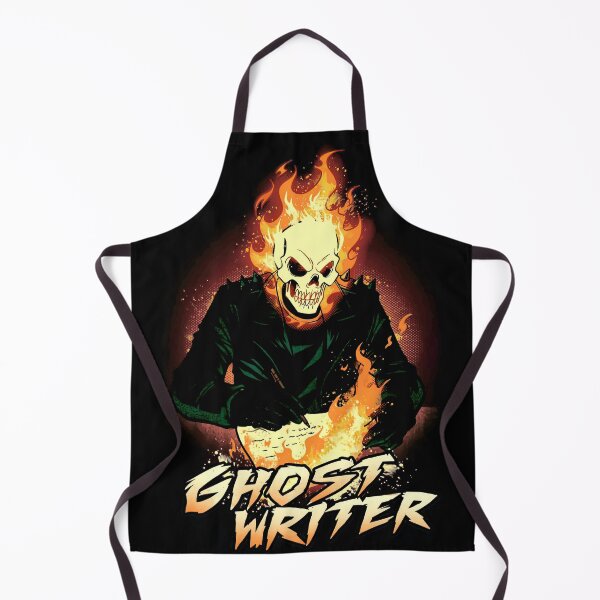 Item preview, Ghost Writer Funny Flaming Skull Author Pun Design designed and sold by SEINENGAPPI23.