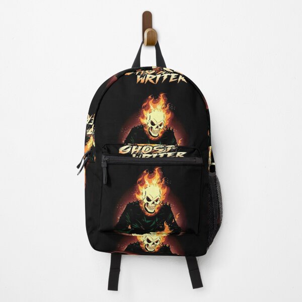 Item preview, Ghost Writer Funny Flaming Skull Author Pun Design designed and sold by SEINENGAPPI23.
