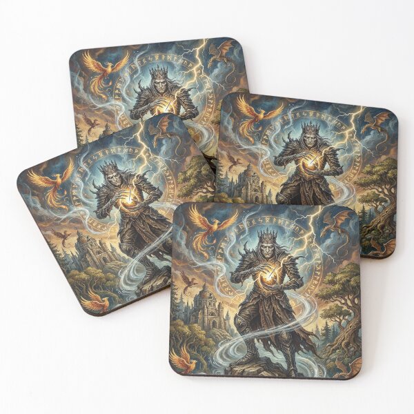 Item preview, Koschei the Deathless - Undead Sorcerer King of Slavic Myth designed and sold by Lucid Dream Pixel.