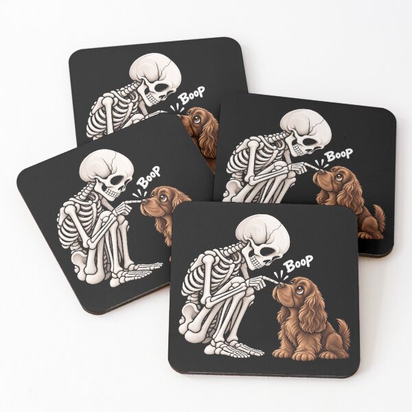 Item preview, Funny Skeleton Sussex Spaniel Dog Boop Halloween Design Mom Dad designed and sold by rafaeltto.