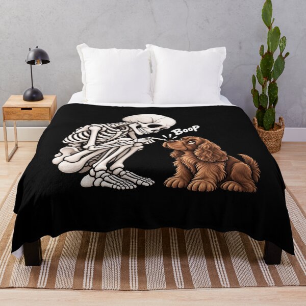 Item preview, Funny Skeleton Sussex Spaniel Dog Boop Halloween Design Mom Dad designed and sold by rafaeltto.