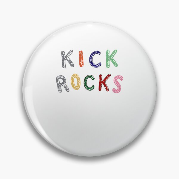 Item preview, Kicks Rocks Colorful Hand Drawn Slogan Lettering designed and sold by ostenlee.