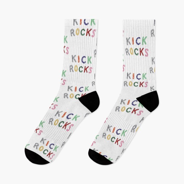 Item preview, Kicks Rocks Colorful Hand Drawn Slogan Lettering designed and sold by ostenlee.