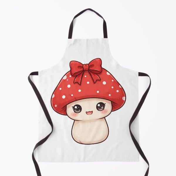 Item preview, Cute mushroom with red bow designed and sold by priyankajustine.