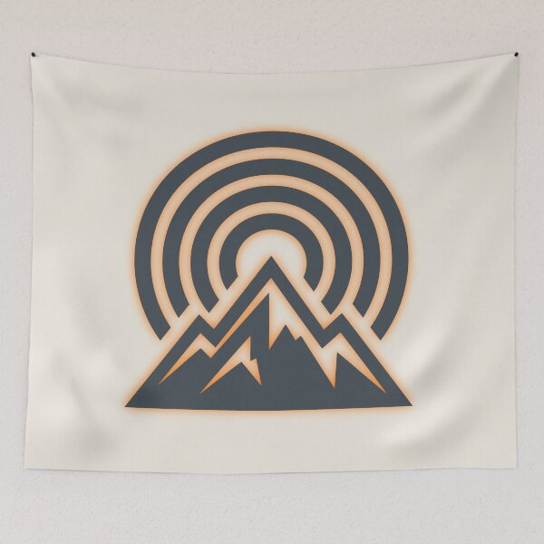 Item preview, Ham Radio Logo Mountain Signal Summit Operator Design designed and sold by AnnSign.