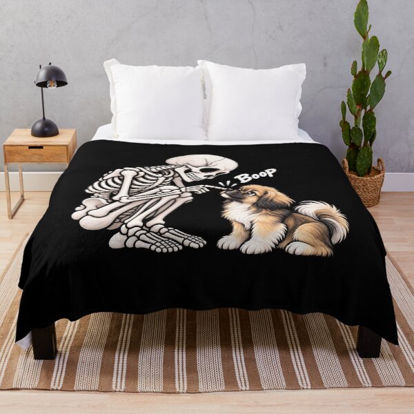 Item preview, Funny Skeleton Tibetan Spaniel Dog Boop Halloween Design Mom Dad designed and sold by rafaeltto.