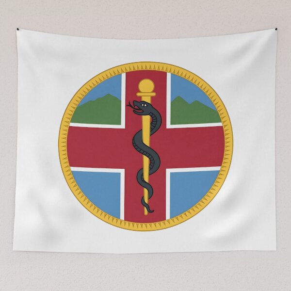 Item preview, US Army Medical Command Regional Health Command Pacific Patch designed and sold by CharlieDesings.