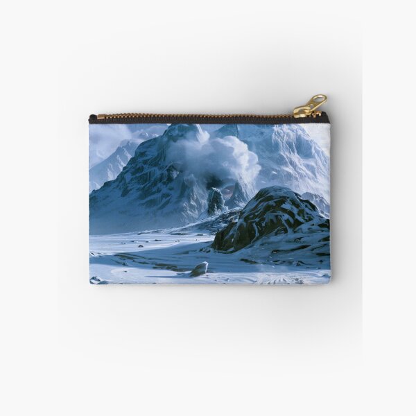 Item preview, A colossal Frost Giant standing upon a vast frozen mountain plateau, Fantasy & Mythological Creatures designed and sold by CDC40.