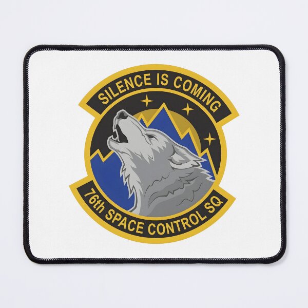 Item preview, US Space Force 76th Space Control Squadron Silence Is Coming Patch designed and sold by CharlieDesings.