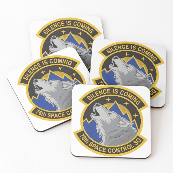 Item preview, US Space Force 76th Space Control Squadron Silence Is Coming Patch designed and sold by CharlieDesings.