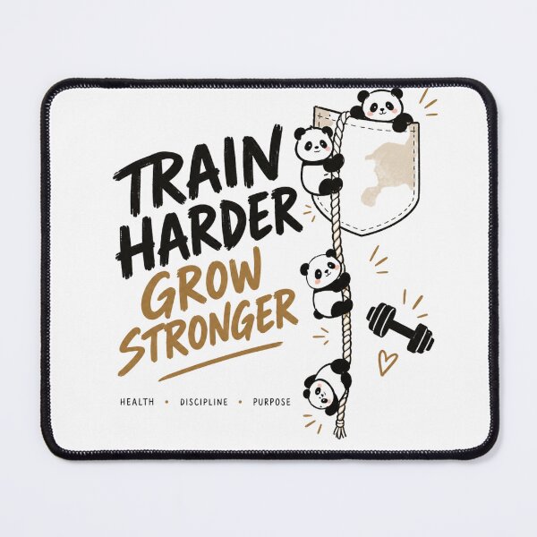 Item preview, Train Harder Grow Stronger Fitness Shirt designed and sold by guchieworldcollection.