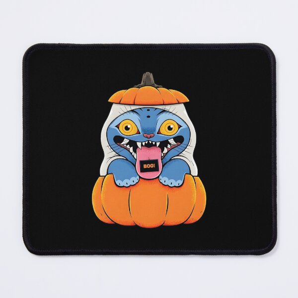 Item preview, BOO Pumpkin Cat Halloween Demon Hunter Fan designed and sold by ViniBall.