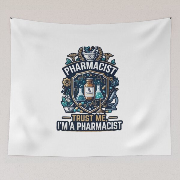 Item preview, Trust Me I'm a Pharmacist – Funny Pharmacy Shirt designed and sold by PixelStyle Studio.