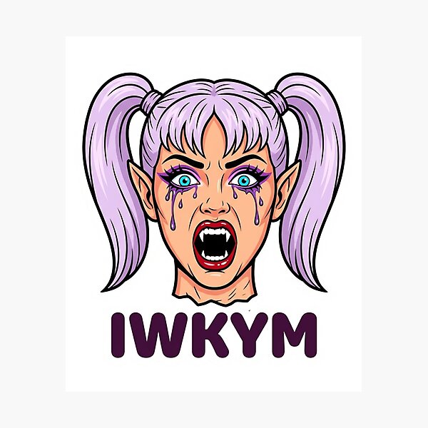 Item preview, IWKYM Samantha Dungeon Crawler Carl I Will Kill Your Mother Severed Head LitRPG Humor designed and sold by raedattia.