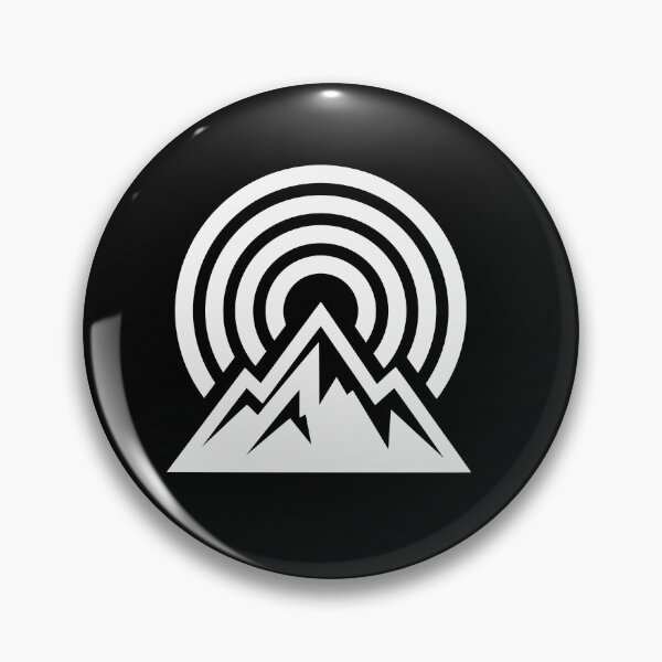 Item preview, Ham Radio Logo Radio Tower Mountain Signal Emblem designed and sold by AnnSign.