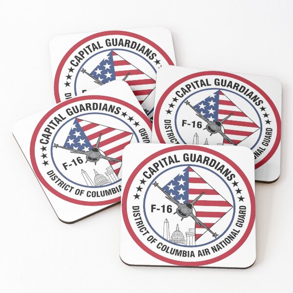 Item preview, District of Columbia Air National Guard Capital Guardians F-16 Patch designed and sold by CharlieDesings.