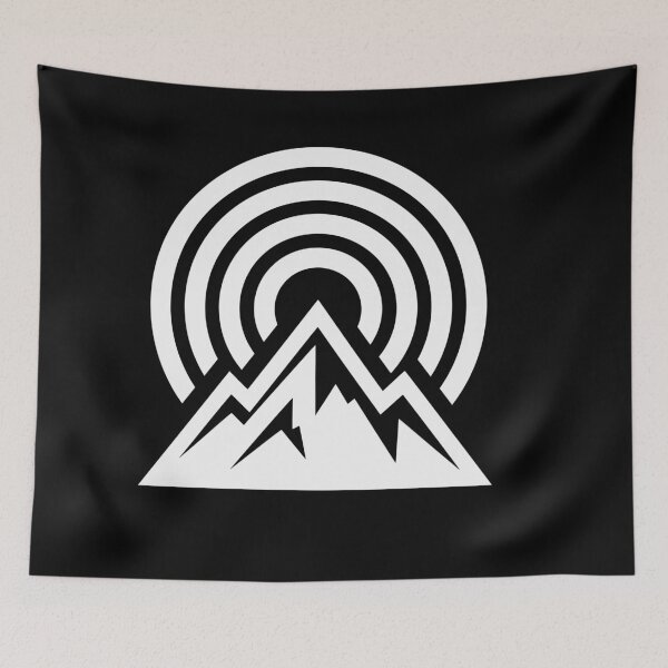 Item preview, Ham Radio Logo Radio Tower Mountain Signal Emblem designed and sold by AnnSign.