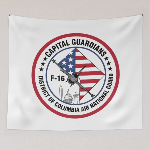 Item preview, District of Columbia Air National Guard Capital Guardians F-16 Patch designed and sold by CharlieDesings.
