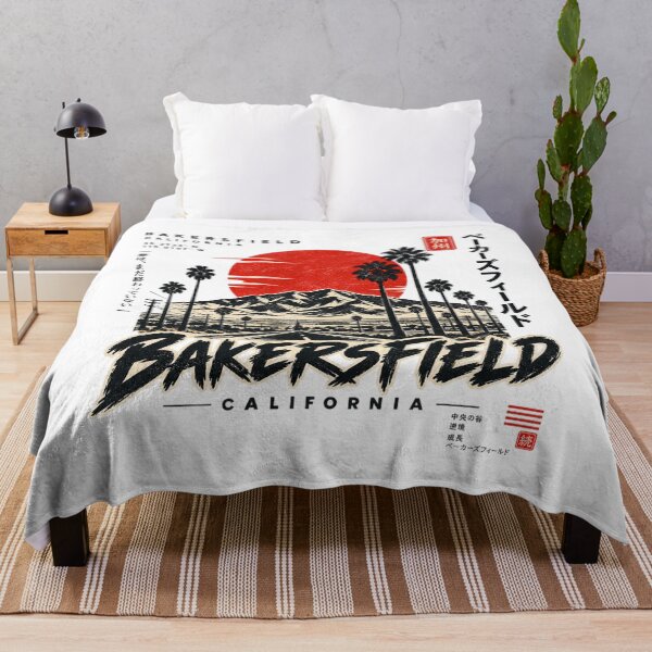 Item preview, Bakersfield California Japanese Retro Sunset – Vintage California Streetwear designed and sold by UrbanStatic.