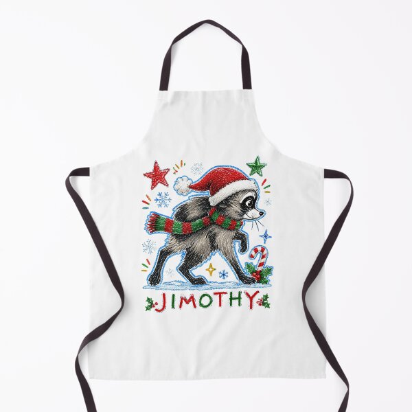Item preview, Jimothy Christmas Raccoon Santa Holiday Woodland Character designed and sold by ostenlee.