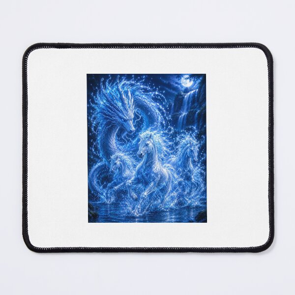 Item preview, Azure Sovereign of the Moonlit Tides designed and sold by Suadela Branding.