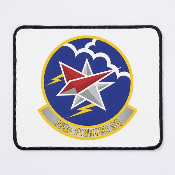 Item preview, USAF 163d Fighter Squadron Blacksnakes Patch designed and sold by CharlieDesings.