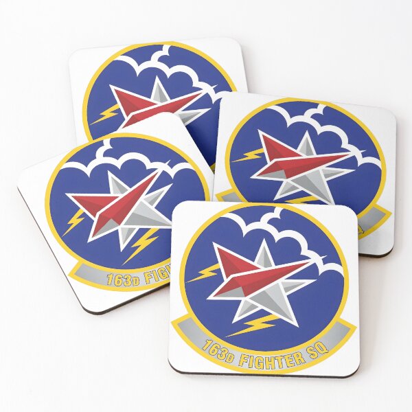 Item preview, USAF 163d Fighter Squadron Blacksnakes Patch designed and sold by CharlieDesings.