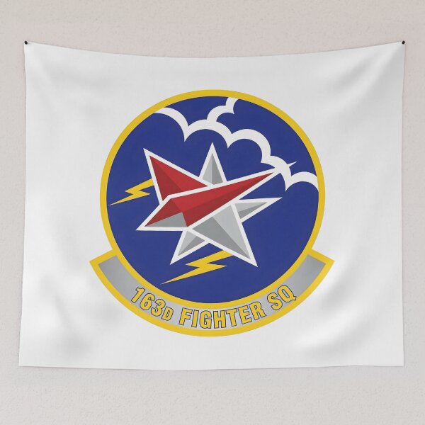 Item preview, USAF 163d Fighter Squadron Blacksnakes Patch designed and sold by CharlieDesings.