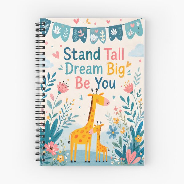 Item preview, Stand Tall Dream Big Be You Giraffe Family Art designed and sold by ACasualCottage.