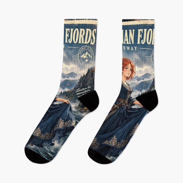 Item preview, Norway, Norwegian Autumn Fjord Forest - Autumn Winds of Norway designed and sold by DibujandoPorfa.