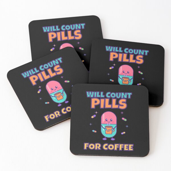 Item preview, Funny Pharmacist Gift Pill Counting Coffee Lover designed and sold by Fine Art California.
