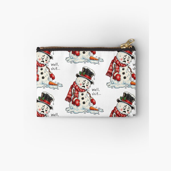 Item preview, Well Shit Melting Snowman Christmas Humor designed and sold by RDGNR.