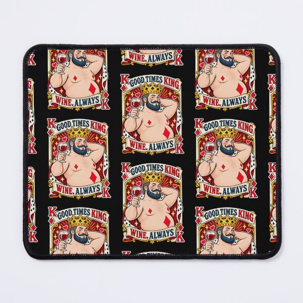 Item preview, Good Times King Of Diamonds Wine Playing Card Vintage Design designed and sold by SEINENGAPPI23.