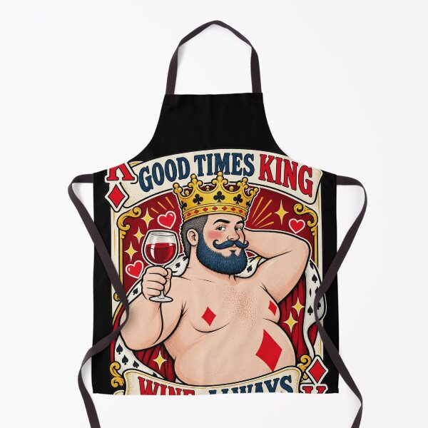 Item preview, Good Times King Of Diamonds Wine Playing Card Vintage Design designed and sold by SEINENGAPPI23.